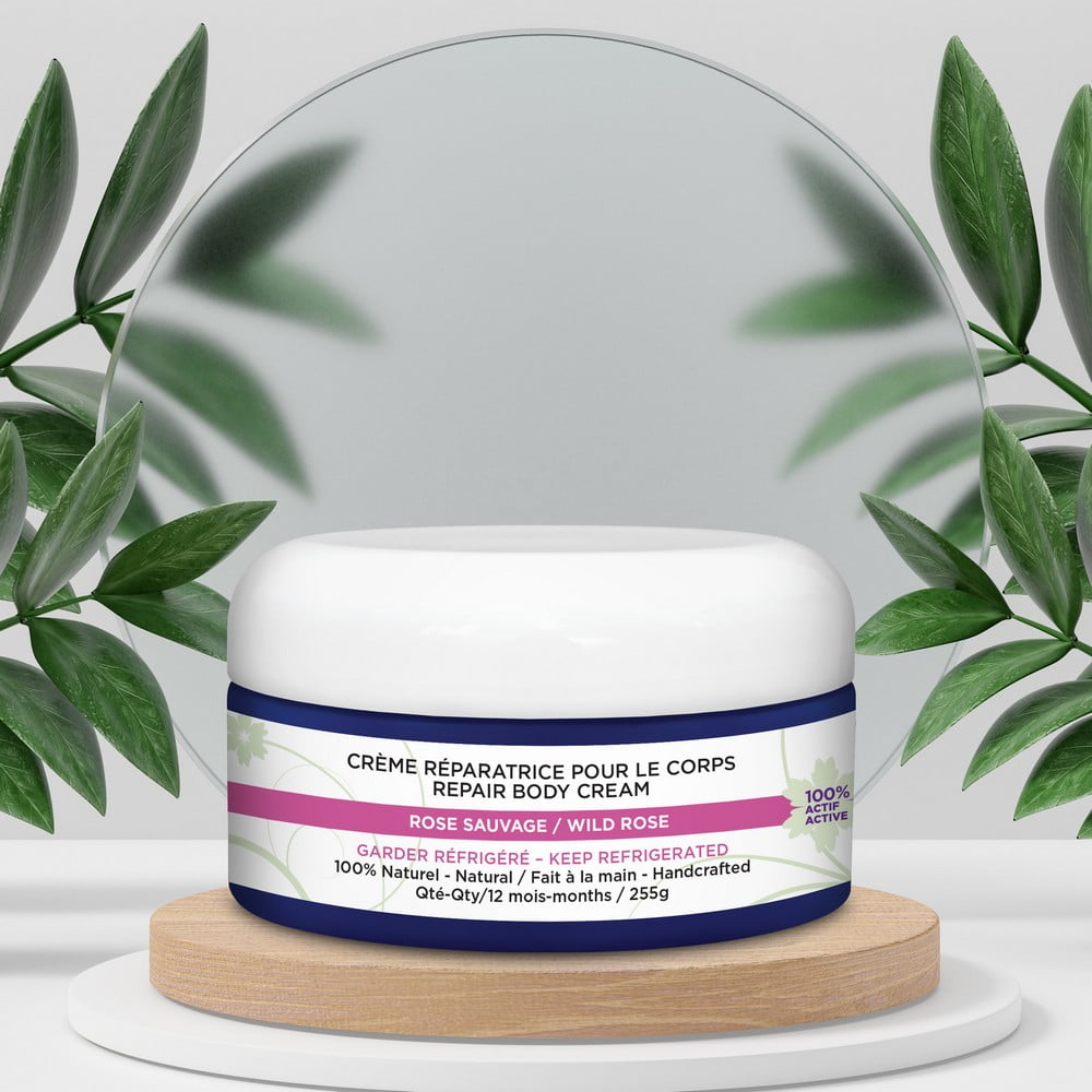 Crème réparatrice pour le corps rose sauvage 255g