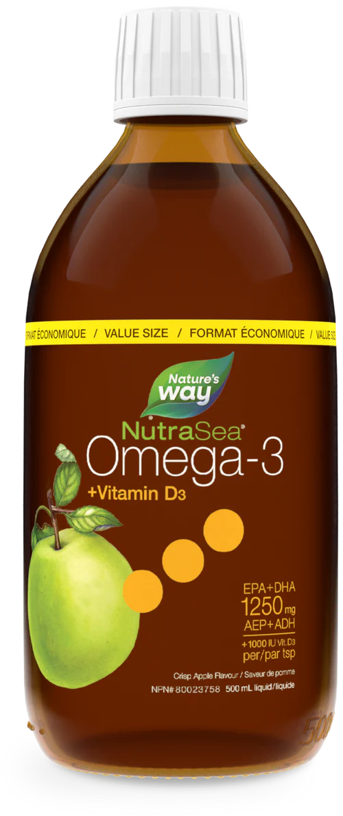 Nutrasea Omega-3 +vitamine D3 1250mg 500ml