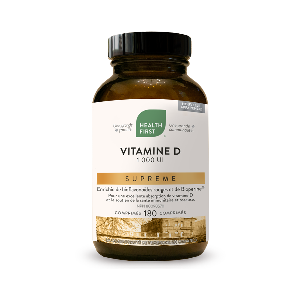 Vitamine D3 suprême 1000UI 180comprimés