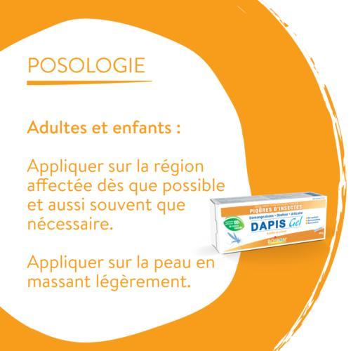 Dapis gel piqûres d'insectes 40g