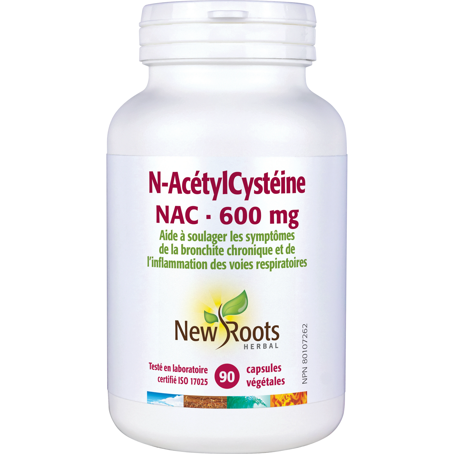 N-AcétylCystéine 600mg 90capsules