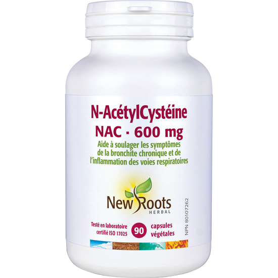 N-AcétylCystéine 600mg 90capsules