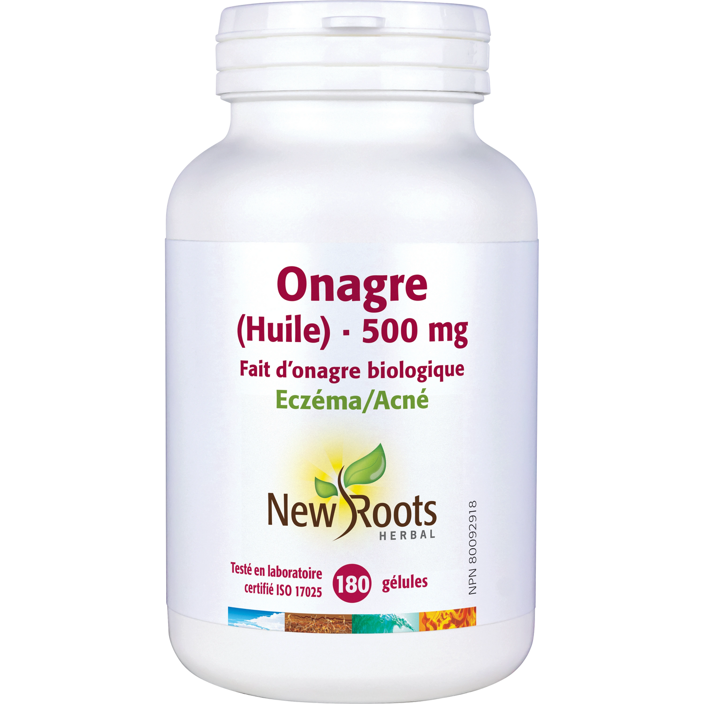 Huile d'onagre 500mg 90gélules