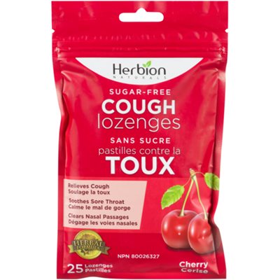 Pastilles cotre la toux sans sucre
