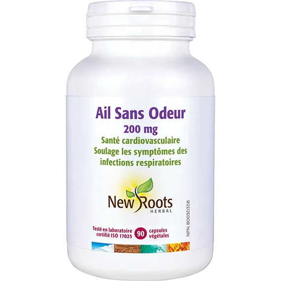 Ail sans odeur 200mg 90capsules