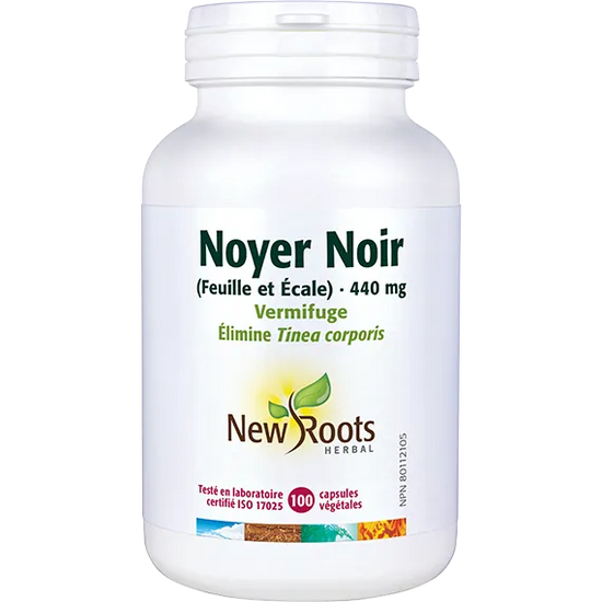 Noyer noir (Feuilles et écale)440mg 100capsules