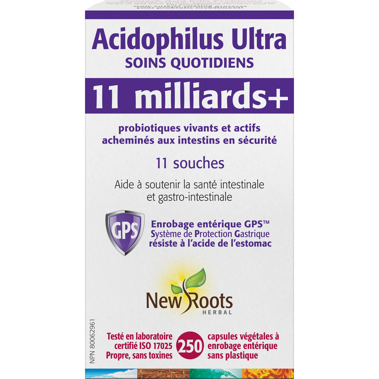 Acidophilus ultra soins quotidiens 11milliards 250capsules