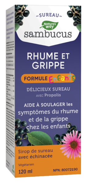 Sirop pour enfants au sureau et propolis 120ml