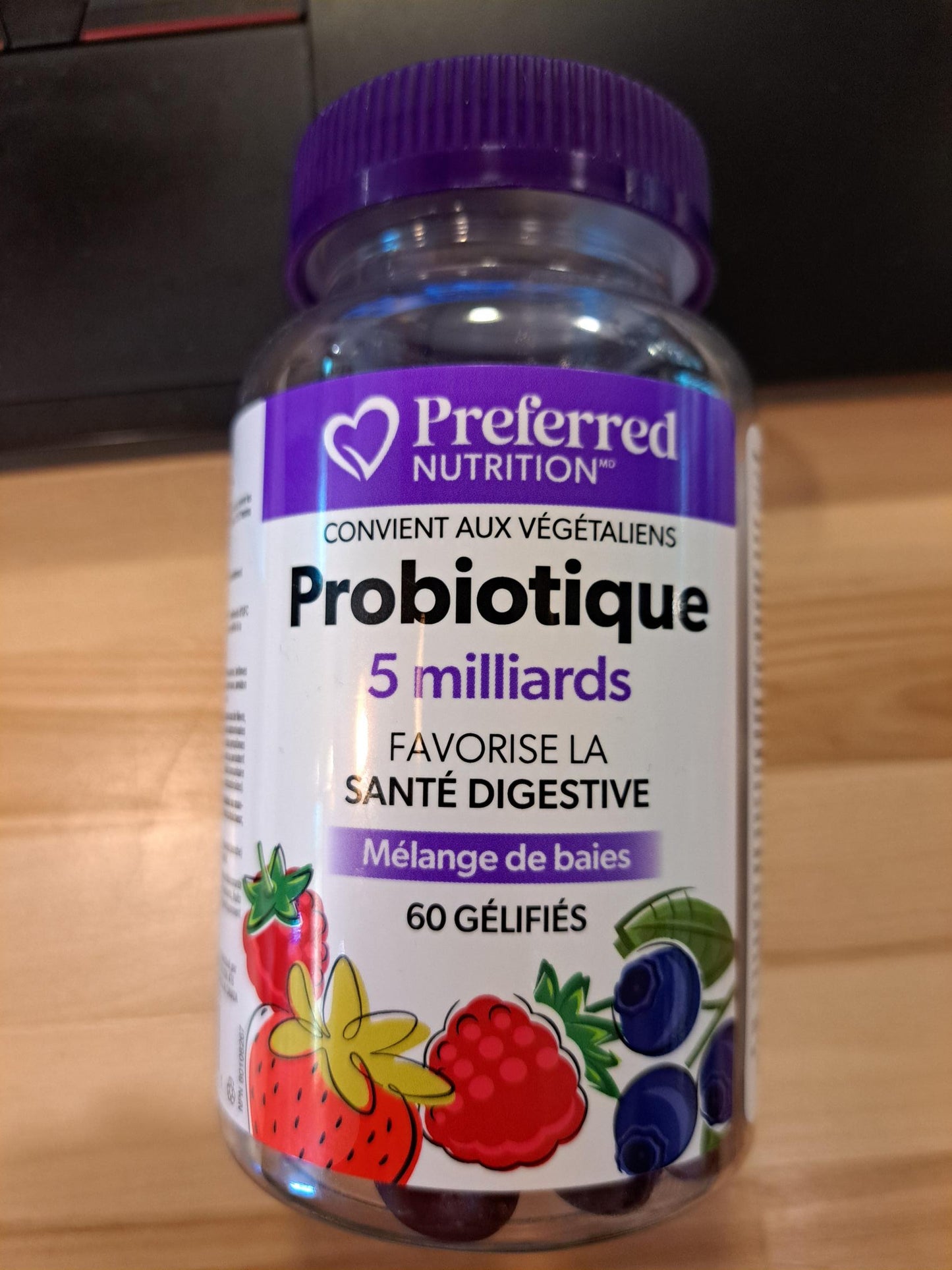 Probiotique 5 milliards 60gélifiés