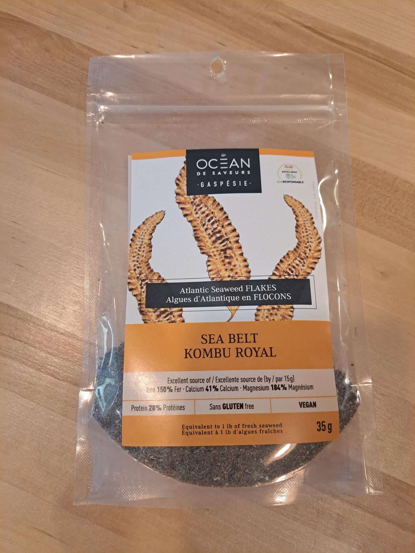 Kombu Royal, algues d'Atlantique en flocons 35g