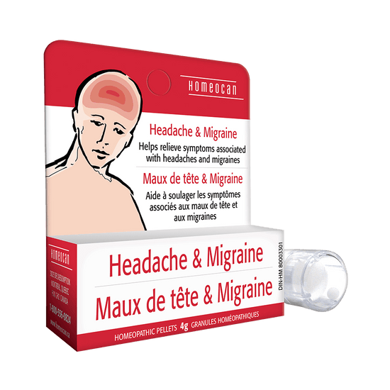 Granules homéopathiques maux de tête & migraines