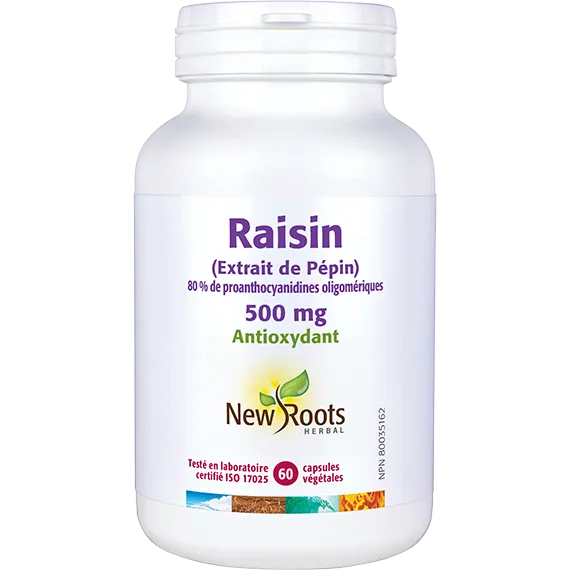 Extrait de pépin de raisin 500mg 60capsules