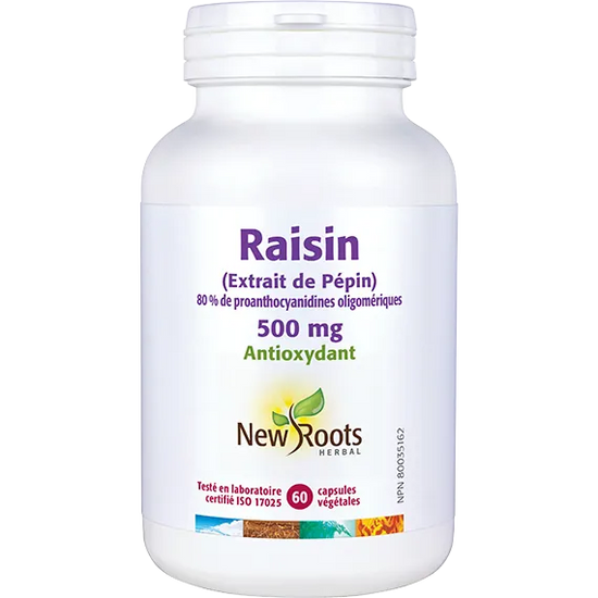 Extrait de pépin de raisin 500mg 60capsules