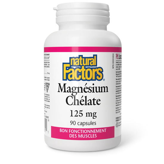 Magnésium Chélate 125mg 90 capsules