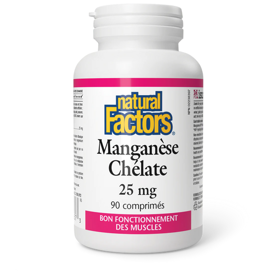 Manganèse 25mg 90 comprimés