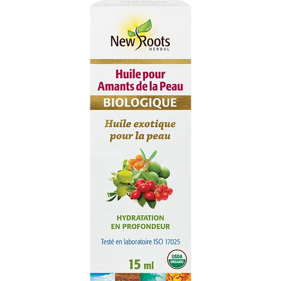 Huile végétale les Amants de la peau biologique 15ml