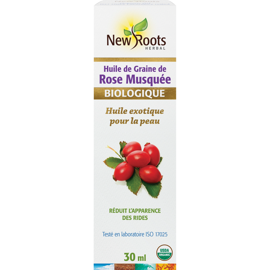 Huile végétale de graine de rose musquée biologique 30ml