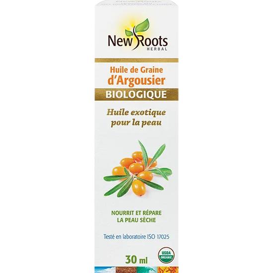 Huile végétale de graine d'Argousier biologique 30ml