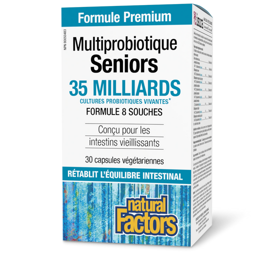 Multiprobiotique Seniors 35 milliards de cultures 30 capsules