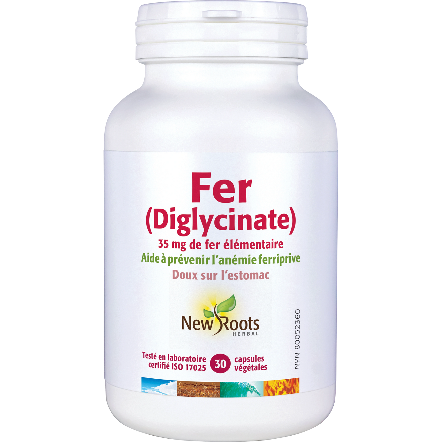 Fer diglycinate 35mg 30capsules