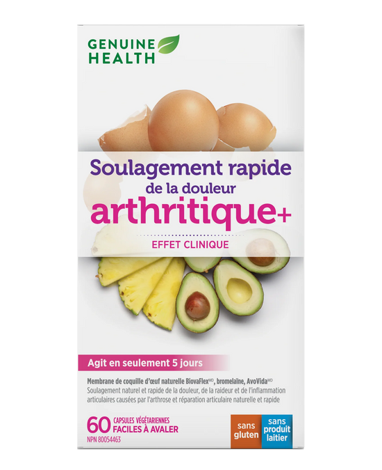 Soulagement de la douleur arthritique+ 60caps