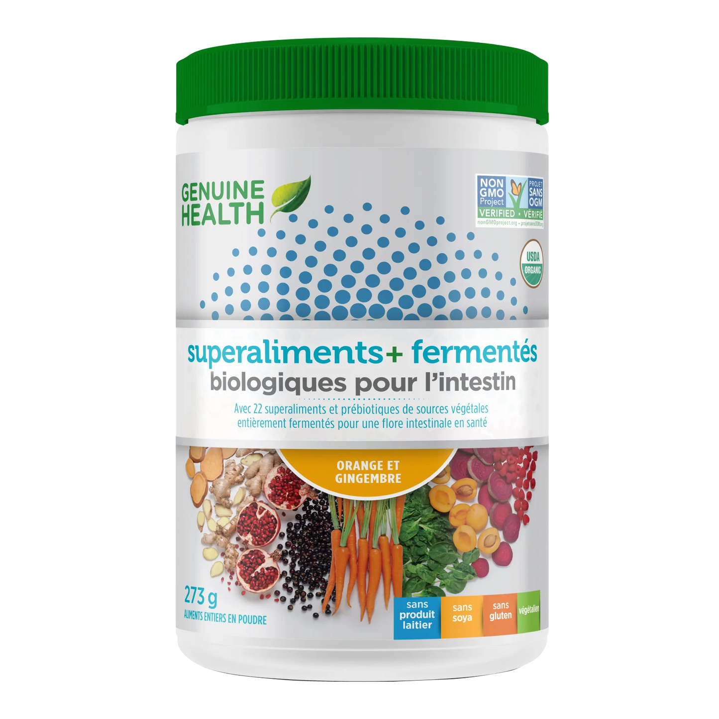 Superaliments+ fermentés - orange et gingembre 273g