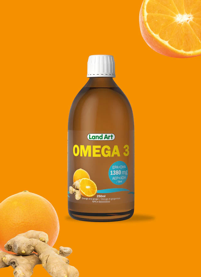 Omega-3 orange-gingembre 250mL