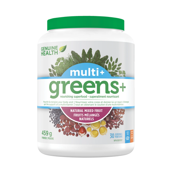 Greens+ multivitamines - fruits mélangés naturels 459g