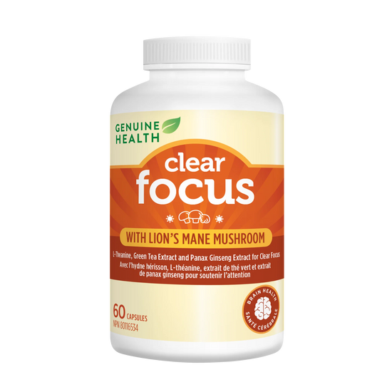 Clear focus concentration - avec hydne hérisson 60 capsules
