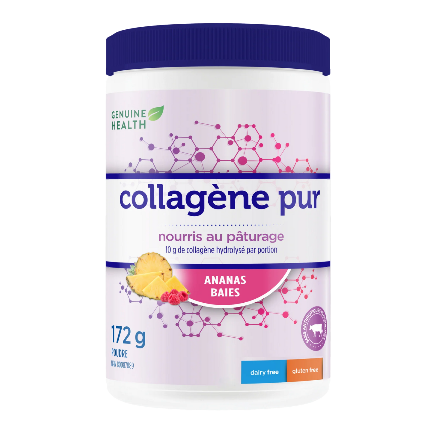 Collagène pur - ananas baies 172g