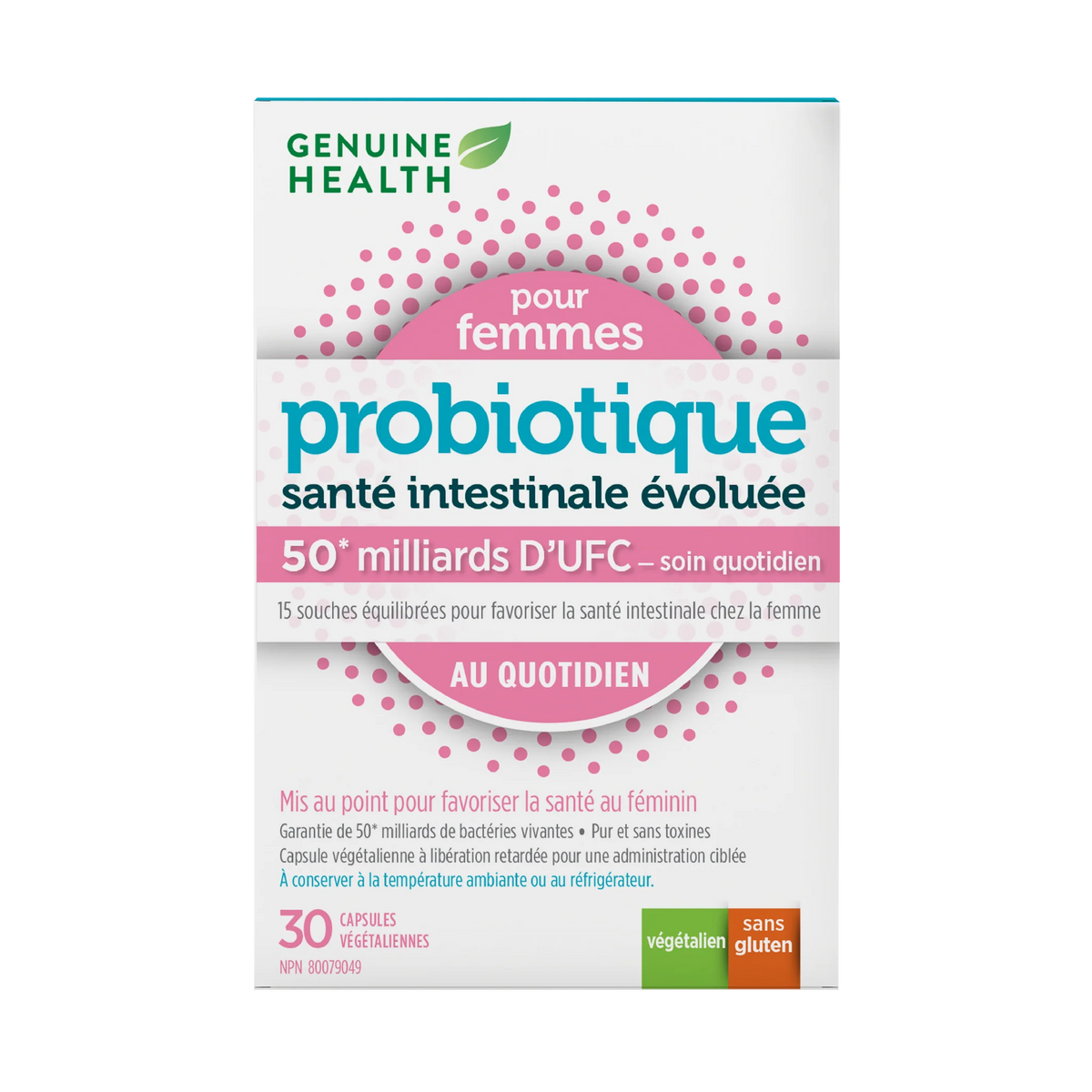 Probiotiques 40 Milliards UFC - 120 Gélules, Santé Intestinale Et Immunitaire, Marque Grevip