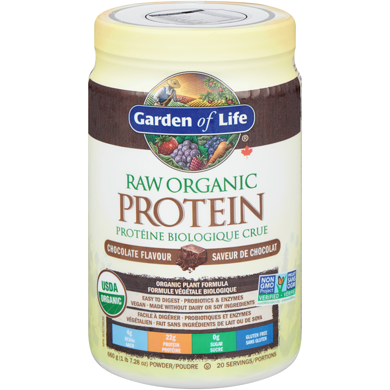Protéine biologique crue saveur chocolat 660g