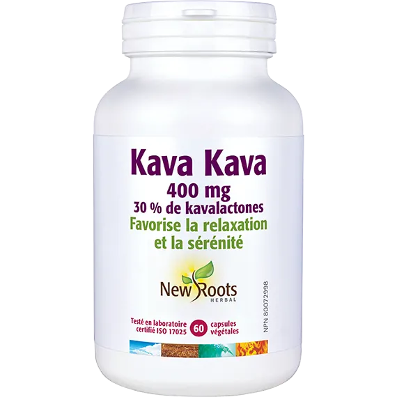Kava 400mg 30% de kavalactones