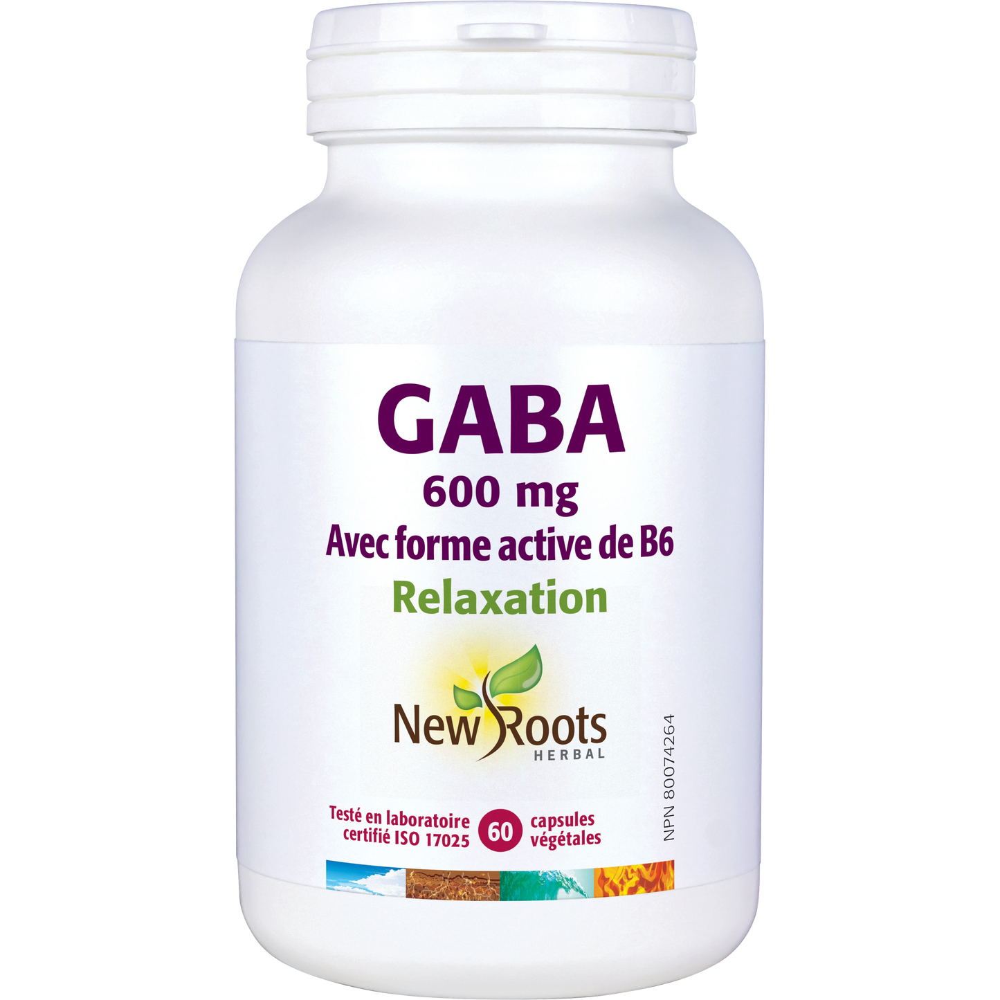 Gaba 600mg avec B6 activée 150capsules