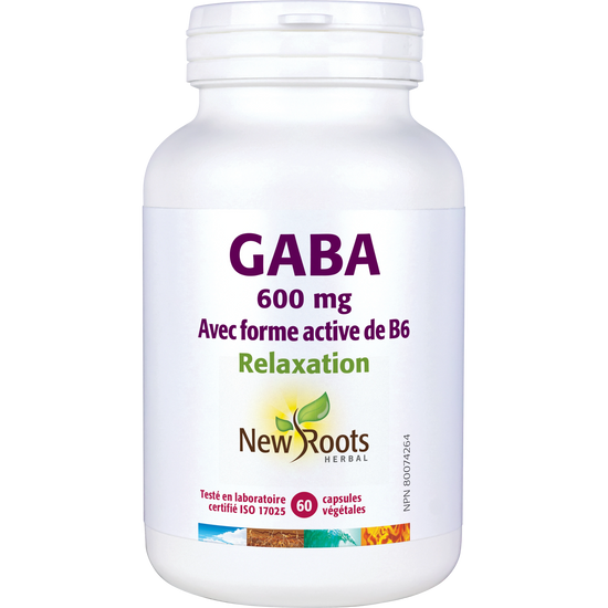 Gaba 600mg avec B6 activée 150capsules