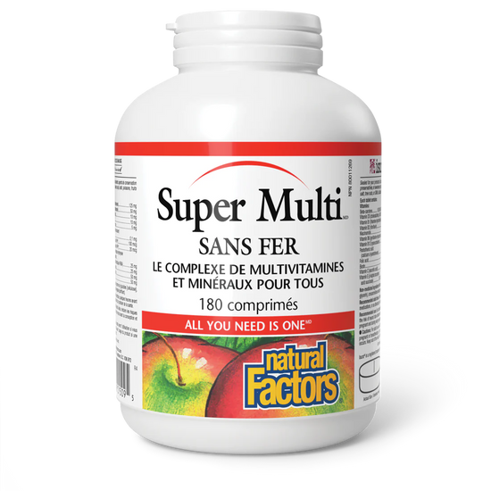 Super multi sans fer 180 comprimés