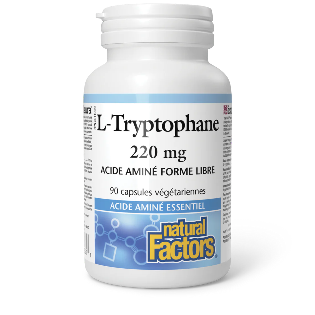 L-Tryptophane 220mg 90 capsules