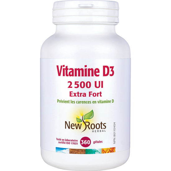 Vitamine D3 2500UI 360gélules