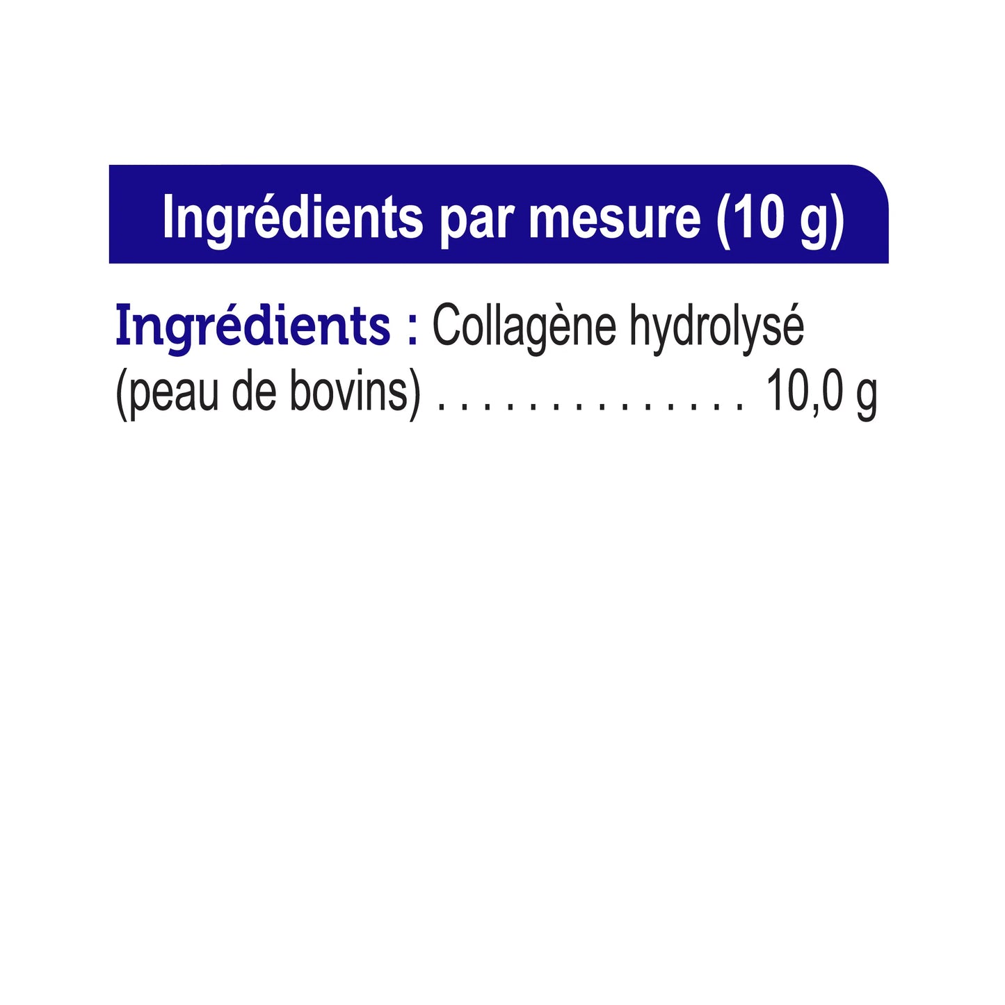 Collagène pur - non aromatisé 500g