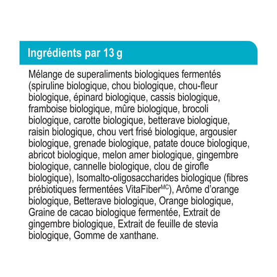 Superaliments+ fermentés - orange et gingembre 273g