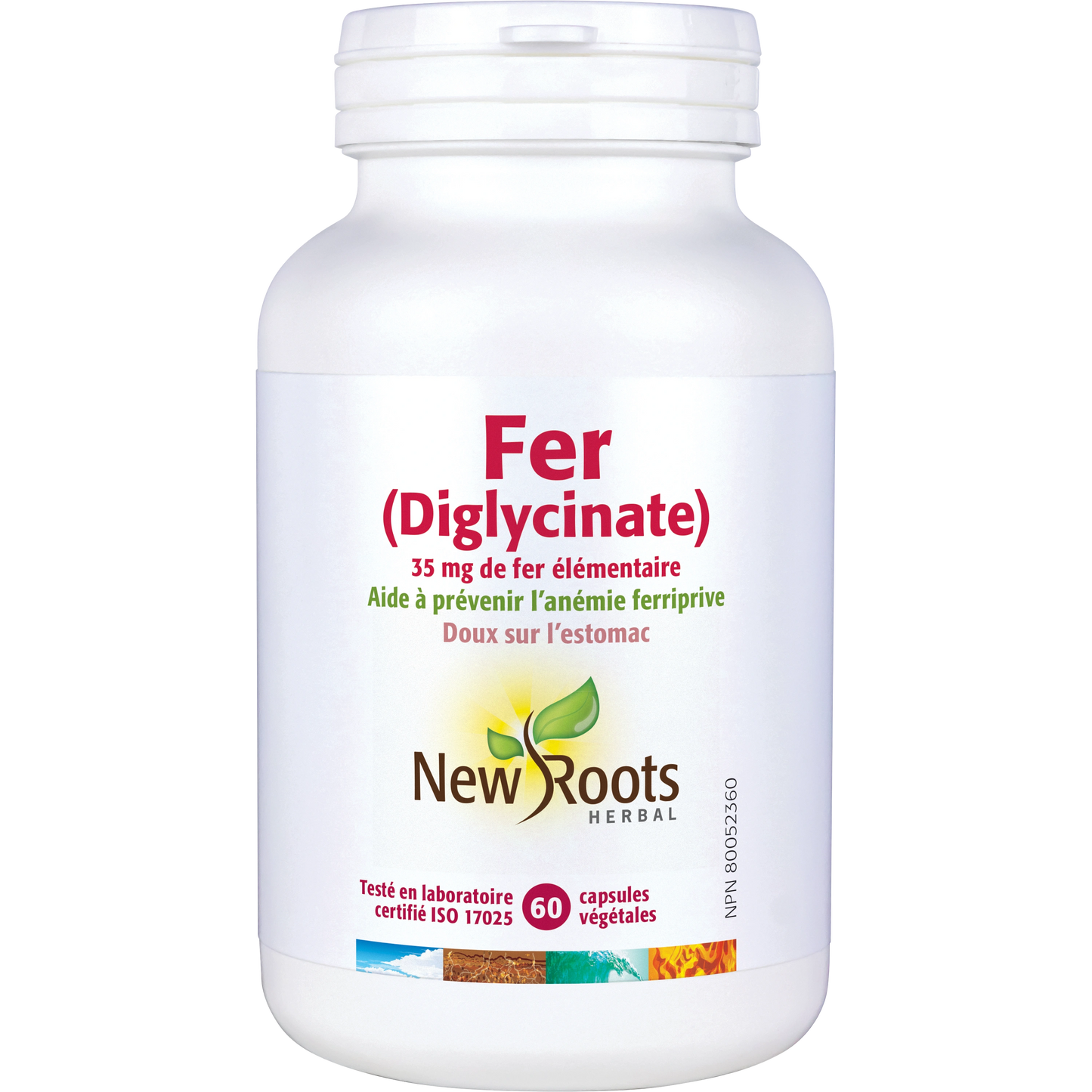 Fer Bisglycinate 35mg 60capsules