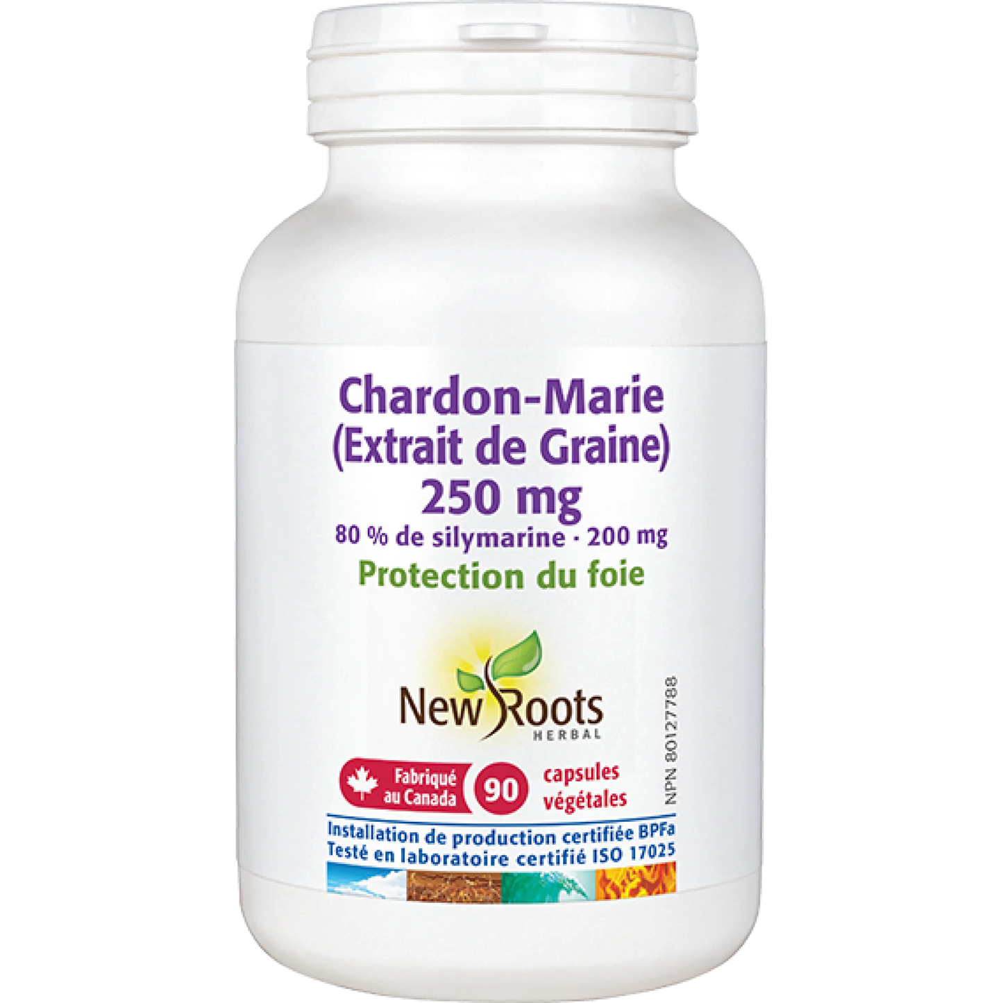 Chardon-Marie extrait de graine 250mg 90 capsules