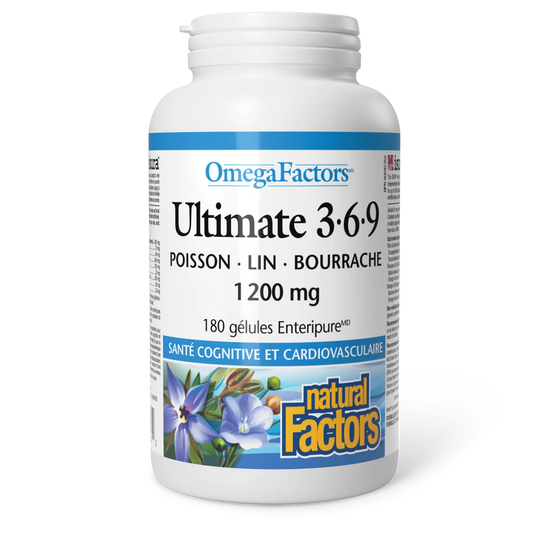 Ultimate 3-6-9 1200mg 180 gélules