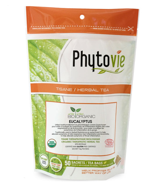 Tisane thérapeutique Eucalyptus biologique 50sachets