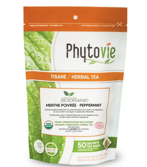 Tisane thérapeutique Menthe poivrée biologique 50sachets