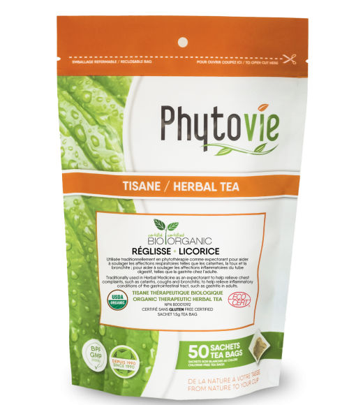 Tisane thérapeutique Réglisse biologique 50sachets