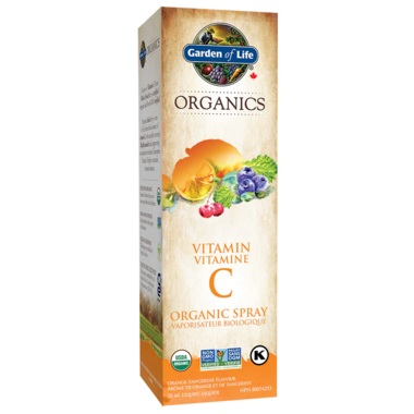 Vitamine C biologique en spray saveur orange-tangerine 58ml