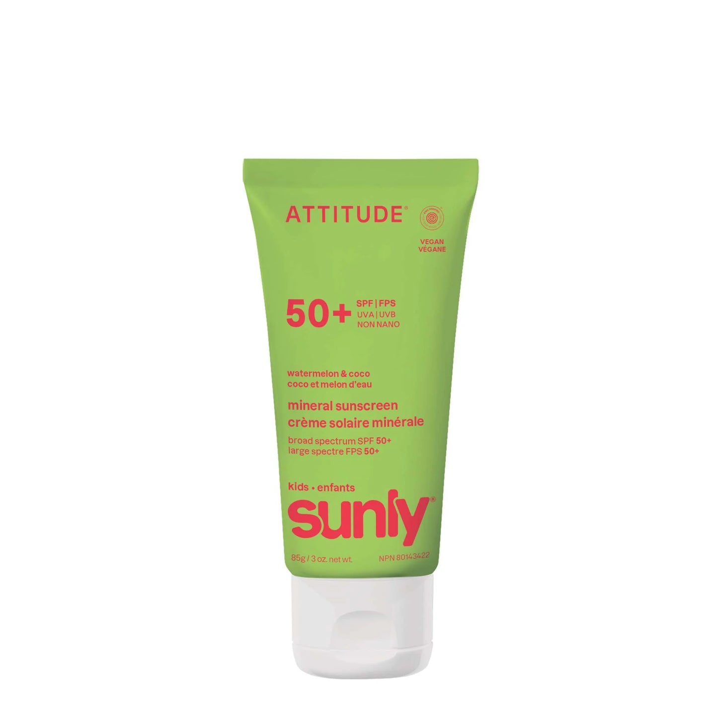 Crème solaire minérale Sunly pour enfants 85g