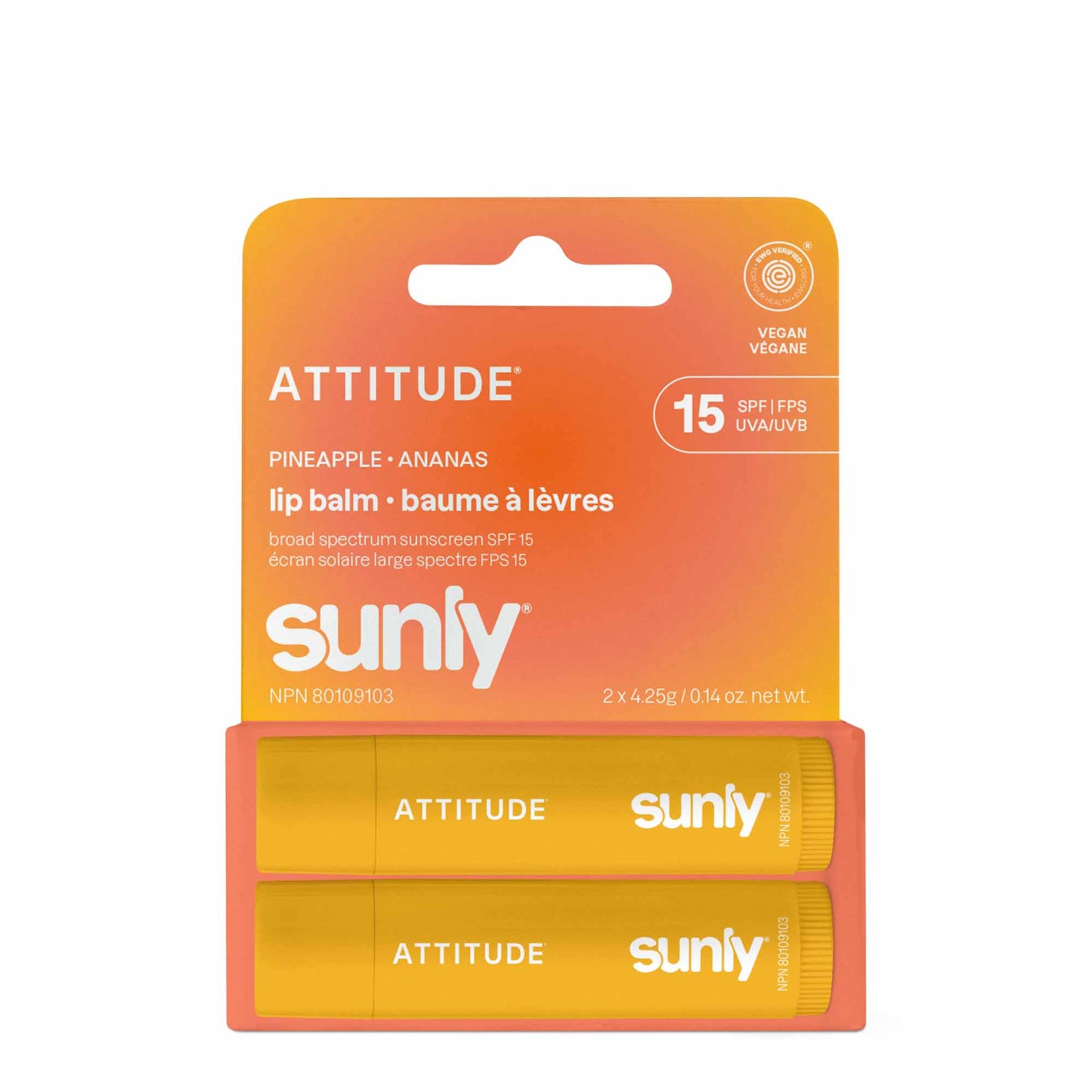 Baume à lèvres Sunly Duo