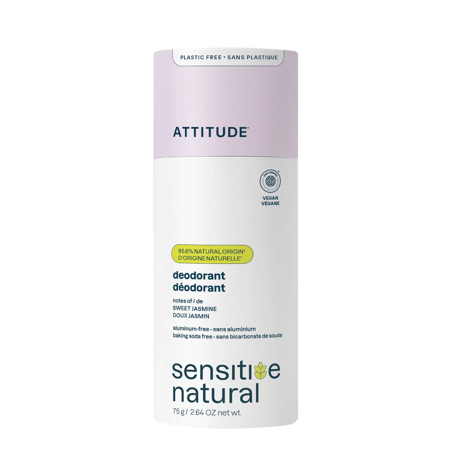 Déodorant sans bicarbonate de soude jasmin 75g